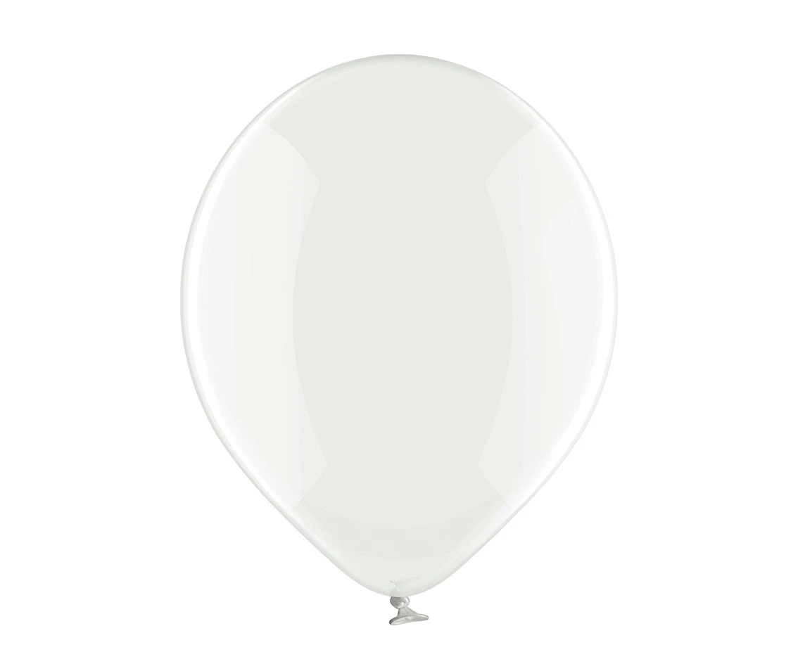 Balony Belbal 12", B105-038, (crystal clear) crystal bezbarwne, 100 szt.